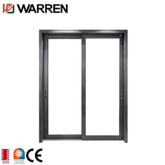 Aluminum sliding door wardrobe with mirror double sliding shower door