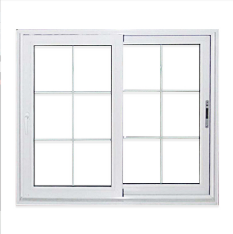 LVDUN High Quality Double Glazed Pvc Frame Sliding Glass Window