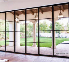 LVDUN wrought iron door window grill steel windows and doors house iron door design