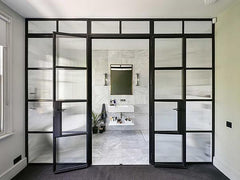 LVDUN Entry door hot sale steel door with glass