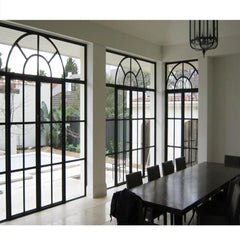 LVDUN Durable Quality Competitive Price House Entry Wrought Iron Doors
