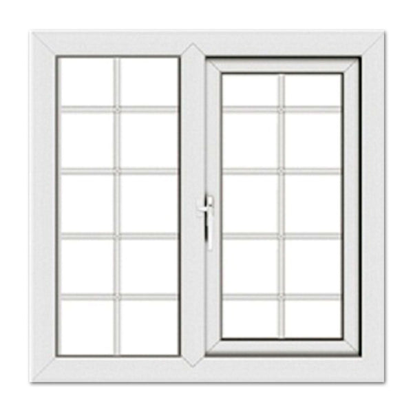 LVDUN Modern Cheap Double Glass Sliding Pvc Window And Door Plastic Upvc Window