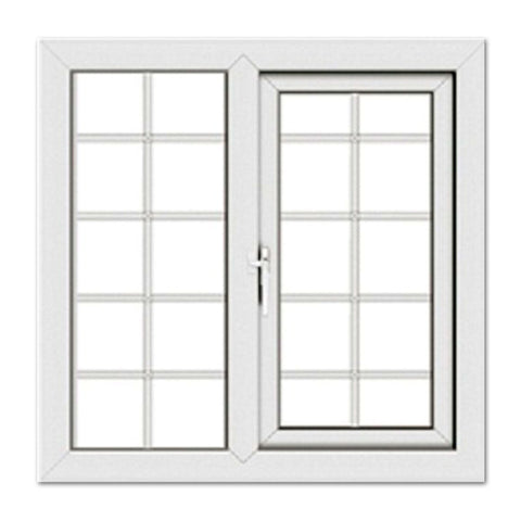 LVDUN Modern Cheap Double Glass Sliding Pvc Window And Door Plastic Upvc Window