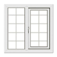 LVDUN Modern Cheap Double Glass Sliding Pvc Window And Door Plastic Upvc Window