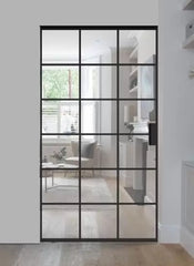 LVDUN Modern Design Exterior Security Steel Door Price  steel window and door