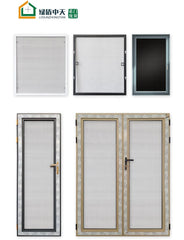 LVDUN Cheap price single glass PVC windows and screen sliding upvc window