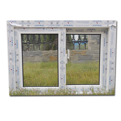 LVDUN PVC sliding window design UPVC double glazed sliding windows