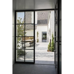 LVDUN Toughen Glass Design European High Quality Swing Door