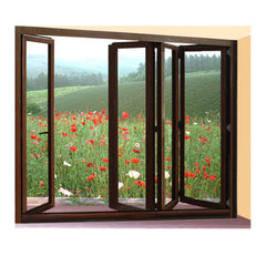 LVDUN Double Glazed Glass European Style Customized House PVC Casement Window