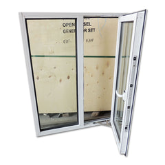 LVDUN Factory Customized House Used PVC Double Glazed Soundproof Glass Casement Windows