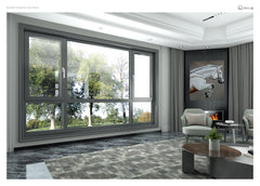 LVDUN  aluminium passive window for passive house casement  windows  aluminium window out-swing windows in-swing windows