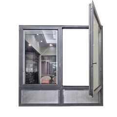 AS2047 aluminum double pane window aluminum bay window