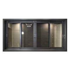 Warren Aluminum Door Fashion Designs window slim frame profile black color narrow glass sliding aluminum windows