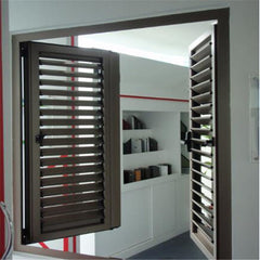 LVDUN Aluminium Frame Fixed Mustang Rear Aluminum Frames Bathroom Glass Metal Window Louver Shutters