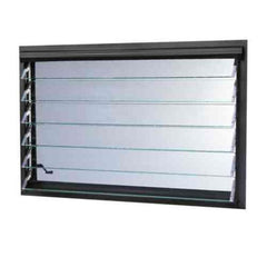 LVDUN Windows Aluminum Frame Louvers Glass Screen Aluminium Adjustable Burglar Proof Vertical Louver Window