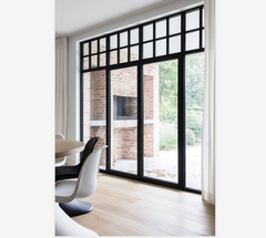 LVDUN window grill price steel windows with grill design galvanized steel profile for windows and door