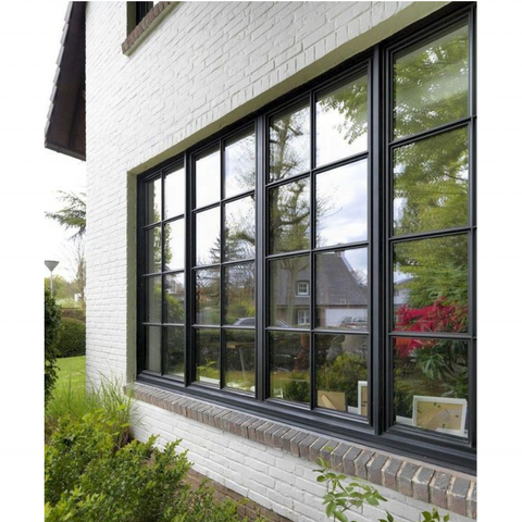 LVDUN Modern steel window frame sizes grill design with low price