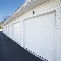 LVDUN Aluminum Electric Modern Roll Up Sliding fiberlass double garage door