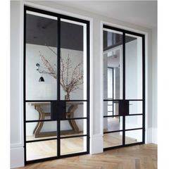 LVDUN french luxury doors metal casement windows beautiful wrought iron windows iron steel gate door
