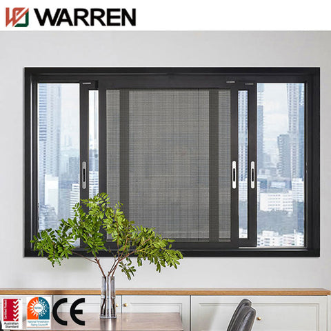 Oem good price exterior fly screen customized aluminum sliding window