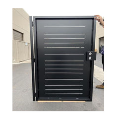 LVDUN American Exterior Aluminum Sidewalk Driveway Gate Electronic Door For Outdoor Garden Price