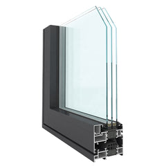 LVDUN double glaze aluminium narrow frame sliding windows