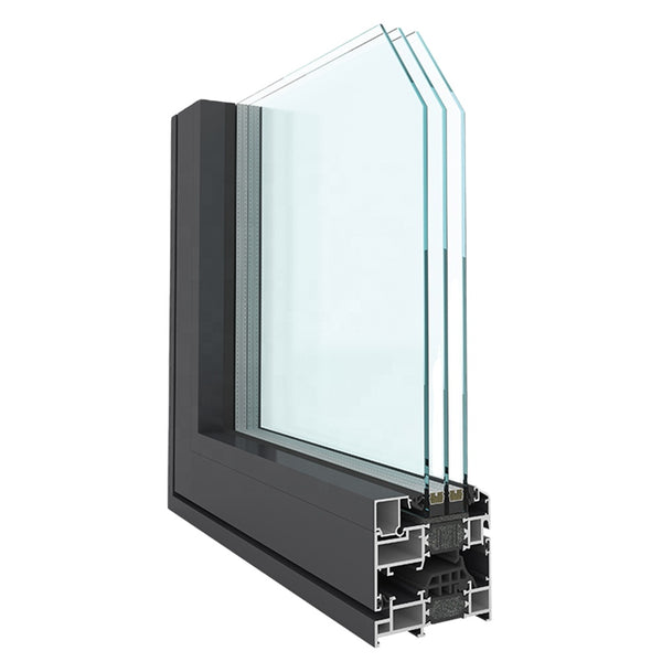 LVDUN french window aluminium window for sale thin line window Factory direct