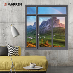 Warren aluminium sliding windows high quality remote control windows for house accordion windows metal window design for sale