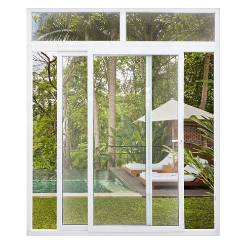 LVDUN soundproof upvc frame glass sliding doors price philippines