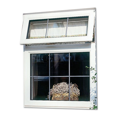 Factory Direct Cheap Price UPVC Top Awning Windows PVC Swing Casement Windows For Villa