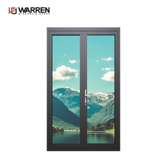 Warrenwindows 48x80 Inch Aluminum Casement Exterior French Door Prehung