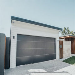 Modern Industrial Overhead garage door garage door with door