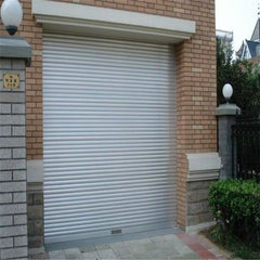 LVDUN Residential automatic black aluminum benefit glass sectional garage door