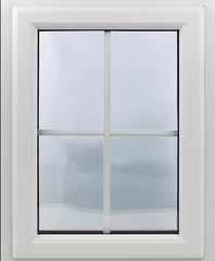 LVDUN Vinyl Fixed Window Double Glazed Glass UPVC Customized Window Design