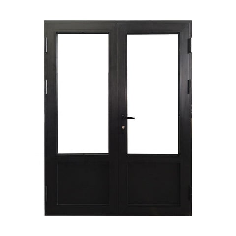 LVDUN  aluminium entry door with barrier-free threshold with German hardware  single doors