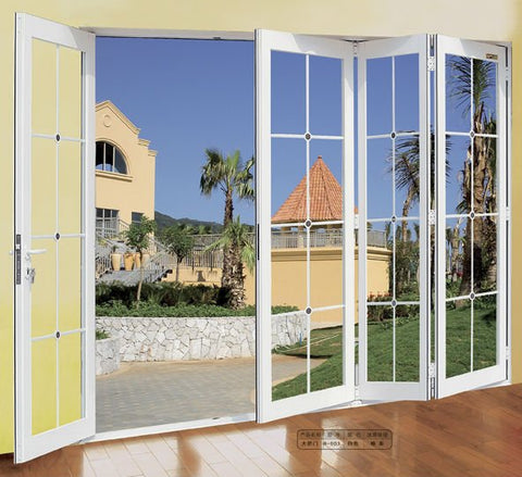 Factory Competitive Price Customized Folding Double Glazed Glass PVC Windows Designs