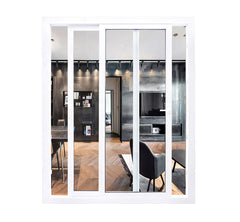 LVDUN modern plastic patio HD safe PVC sliding door