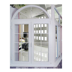 LVDUN Acceptable Powder Coated Frame Waterproof PVC Double Glazed Window