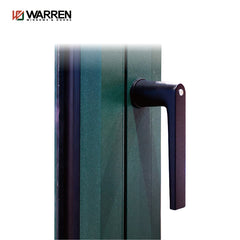 Warren double glazed tempered glass windows California Hurricane proof impact resistance garden black bay window