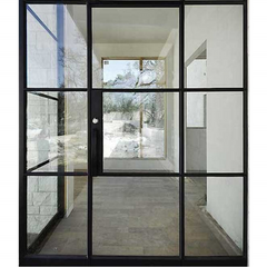 LVDUN steel windows and doors house double glazed steel window steel window and door with grill design