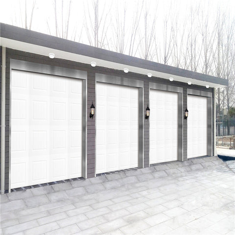 LVDUN Aluminum alloy material frosted glass smart garage door system