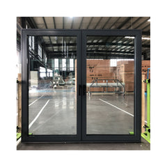 LVDUN narrow frame sliding big glass aluminum windows for bathrooms