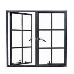 LVDUN Internals Aluminum Frame Double Sliding Swing Patio Glass Door