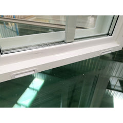 LVDUN House High Quality Customized American Style Vinyl Window Double Glazed Glass Horizontal Sliding PVC Window