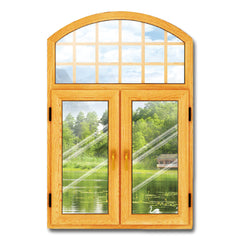 Wholesale French Casement Standard Tempered Clear Glass Aluminum Windows