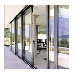 LVDUN Competitive cheap price sale 4 panel used patio doors design aluminium factory glass sliding slide door price