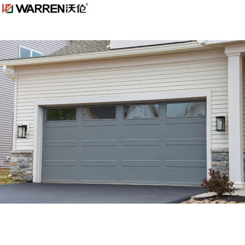 Warren 12' x 7' Garage Door Tilt Up Garage Door Clear Roll Up Garage Door Glass For Homes