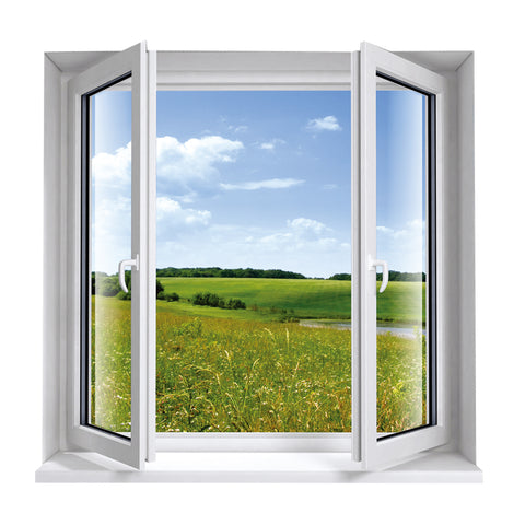 Hotian Thermal Break Aluminum Window Doors Manufacture Custom French Style Aluminum Frame Colors Casement Windows