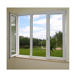 LVDUN American Style Housing Swing Glass Window Aluminum Frame Hinge Casement Windows with Invisible Screen