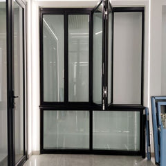 LVDUN 4-panel vertical bifold windows &doors bifold window aluminum